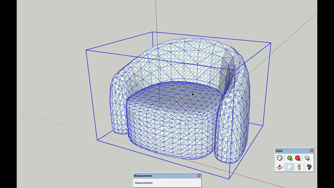 Modeling an armchair in SketchUp | UV unwrapping and UV mapping in Blender