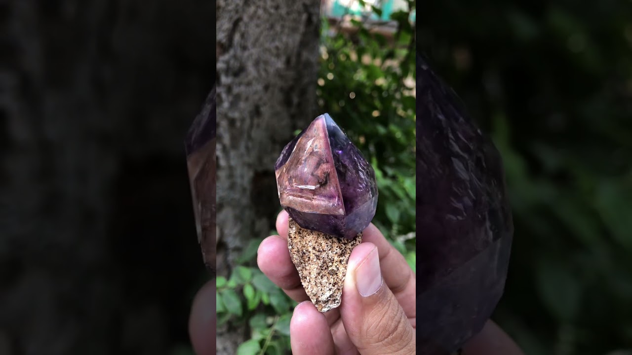 Beautiful amethyst crystal specimen 