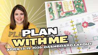 Plan with Me- April 13-19, 2026- Vertical Planner