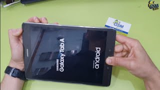 Samsung Tab A ( SM-T555 ) Unlock Pattern Password | HARD RESET How To -- GSM GUIDE
