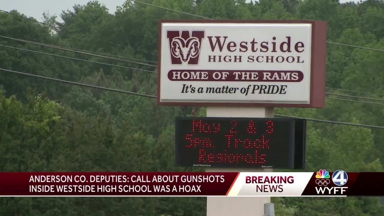 (6 p.m. hit) No active shooter at Westside High School in Anderson ...