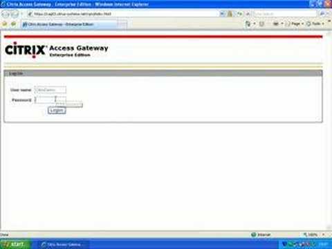 Citrix Access Gateway Enterprise