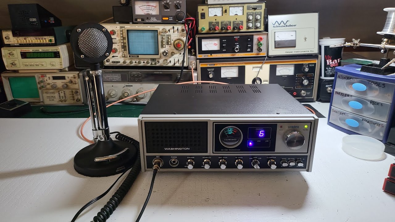 A Uniden Washington in for service and repair