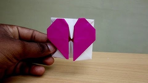 How to Make a Paper Heart Box (Valentine