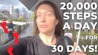 I tried walking 20 000 steps a day for 30 days and this is what happened