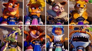 Crash Team Racing Nitro-Fueled - Defeat Animation (In Race) All Characters