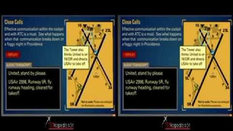 Runway Incursion Providence Rhode Island FAA Animation