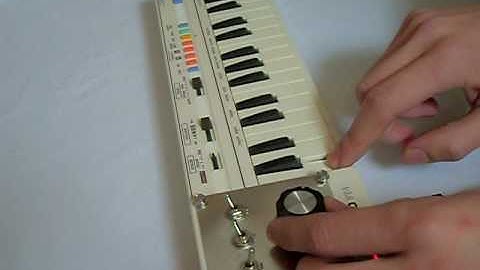 RC CIRCUIT BENT CASIO PT-1 MINI SYNTH KEYBOARD