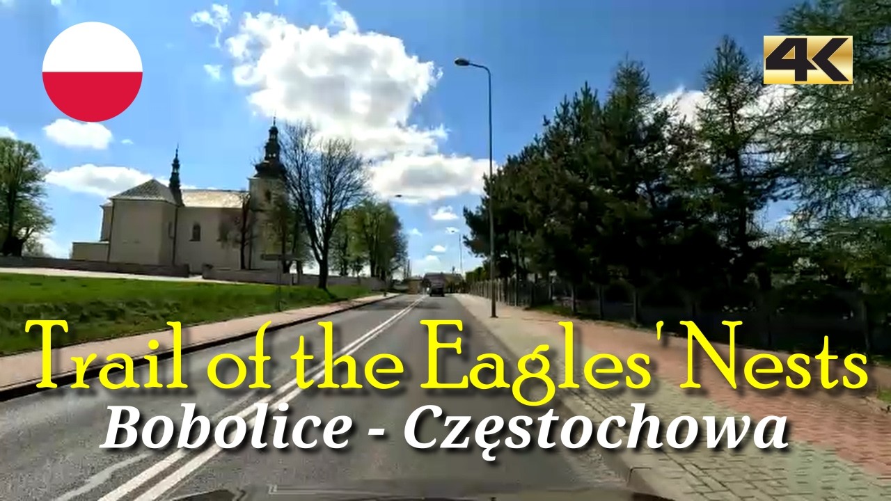 Driving the Eagles' Nests Trail in Poland Bobolice Częstochowa | 4K