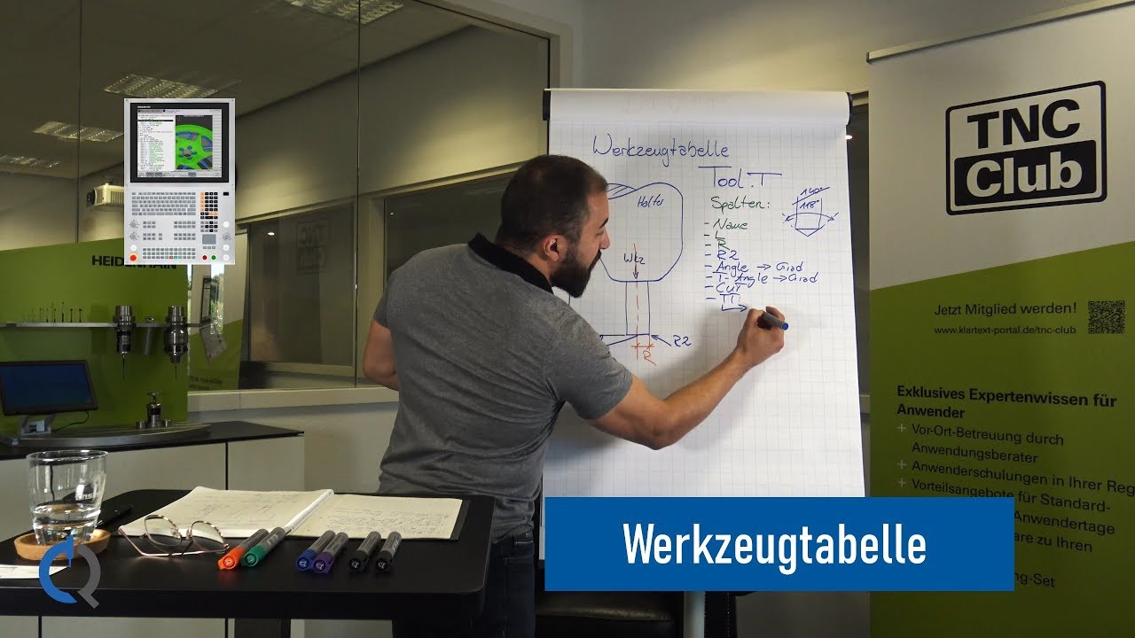 Werkzeugtabelle | HEIDENHAIN-Steuerung | Cumart TV