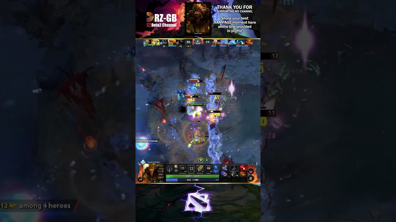 Sand King Epic Rampage | Dota2