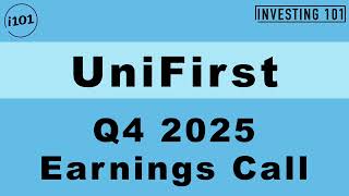 UniFirst Q4 2025 Earnings Call | Q4 2025 Earnings Conference Call | Q4 2025 Results