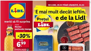 CATALOG LIDL 29 APRILIE 2024/OFERTELE DE JOI 02 APRILIE 2024