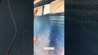 Update your garage door with a paint job 😁 Color: SW Polish