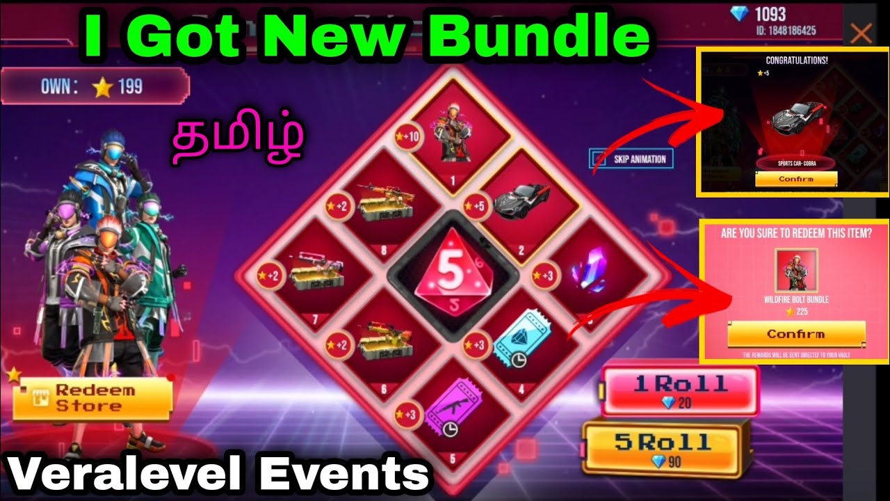 Freefire New Gaming Dice Events India Freefire new events Gaming dice events in Tamil