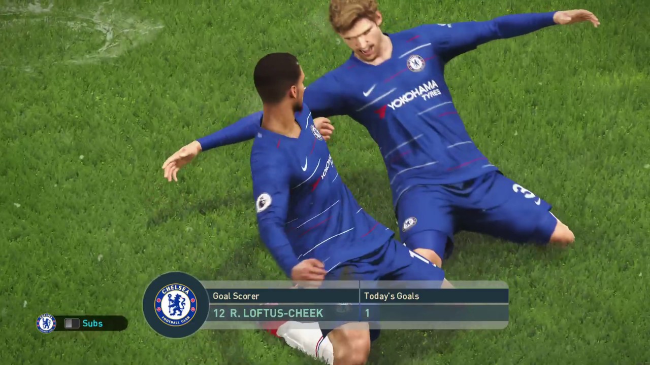 PES 2019 PS4 Pro | Loftus-Cheek volley vs. Arsenal