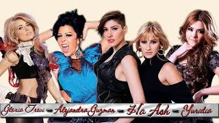 Yuridia, Gloria Trevi, Alejandra Guzmán, Ha Ash | Viejitas Pero Bonitas Romanticas En Español Rela