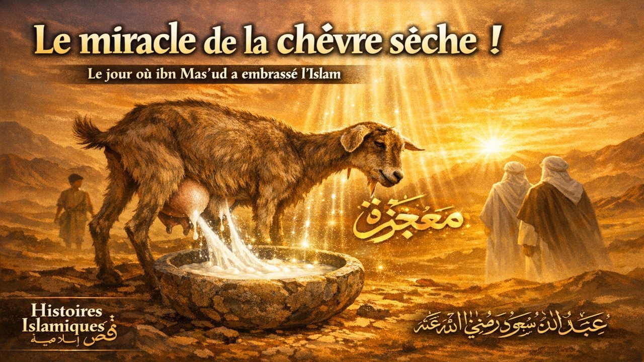Histoire du Prophète ﷺ avec une chèvre qui donne du lait… Le jour où ibn Mas'ud a découvert l'Islam