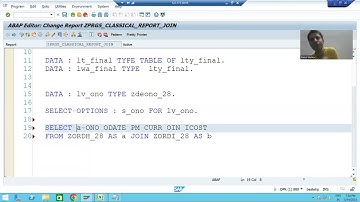 18 - ABAP Programming - Classical Reports - INNER JOIN Part2