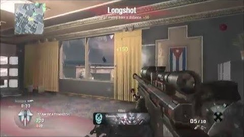 Across The Map No Scope | Black Ops 1 (Old Clip)