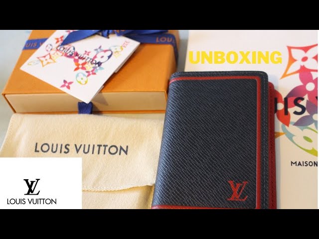 Louis Vuitton Taiga Leather Marine Blue Pocket Organiser Unboxing