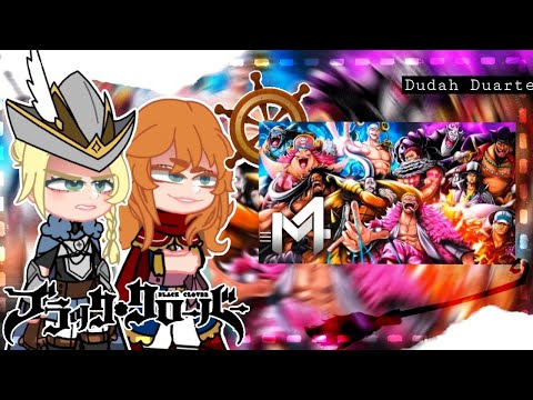 [👒] Past captains react ao rap Ambição (Black Clover e One piece) // M4rkim // Gacha Nox [👒]