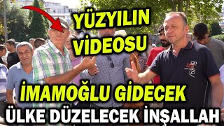 İmamaoğlu Gidecek Ülke Düzelecek İnşallah Utan Lan Utan - Sokak Röpörtajı