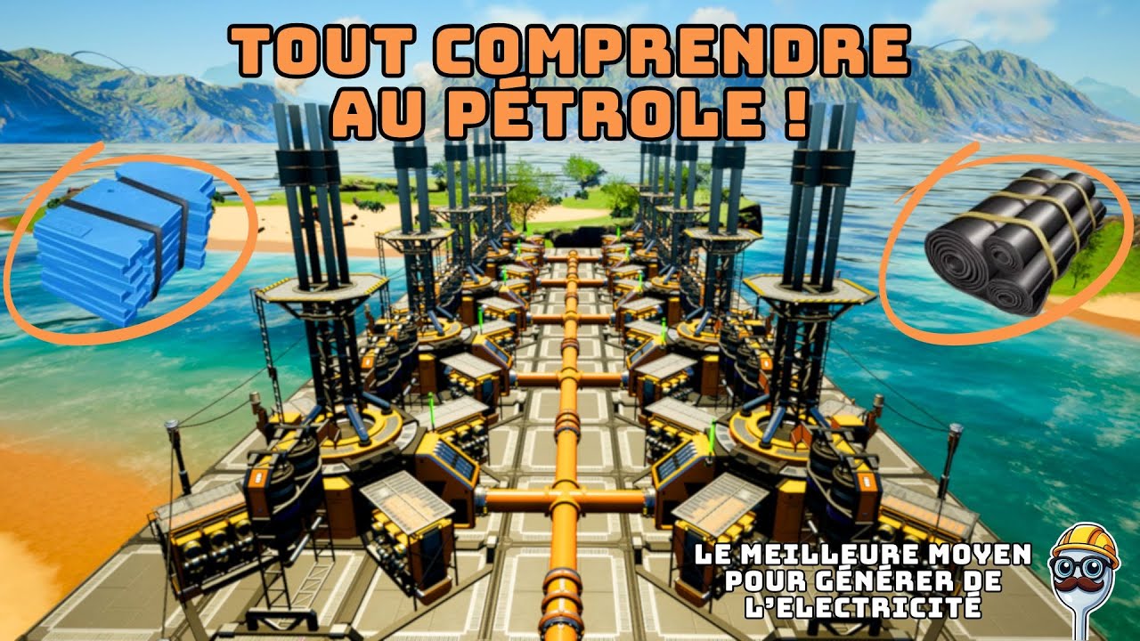 Guide Satisfactory | Tout comprendre au pétrole et avoir un max d’électricité !