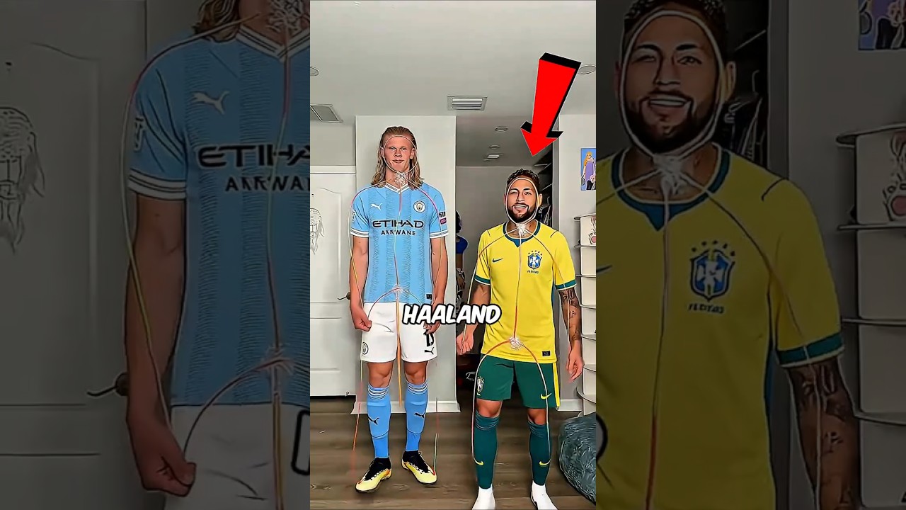 HAALAND ASUSTA A NEYMAR😱 #haaland #curiosidades #datoscuriosos