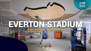 NEW HOME DRESSING ROOM TAKES SHAPE! | Latest Everton Stadium footage