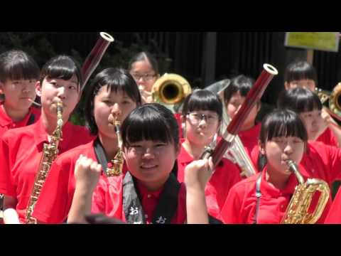 潤徳女子高等学校吹奏楽部①＠2016　銀座柳まつり