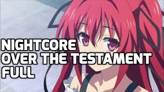 Nightcore  Over The Testament  Version shinmai Maou No Testament Burst