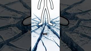He escaped the ice… but it happened again. #animation #history #survival