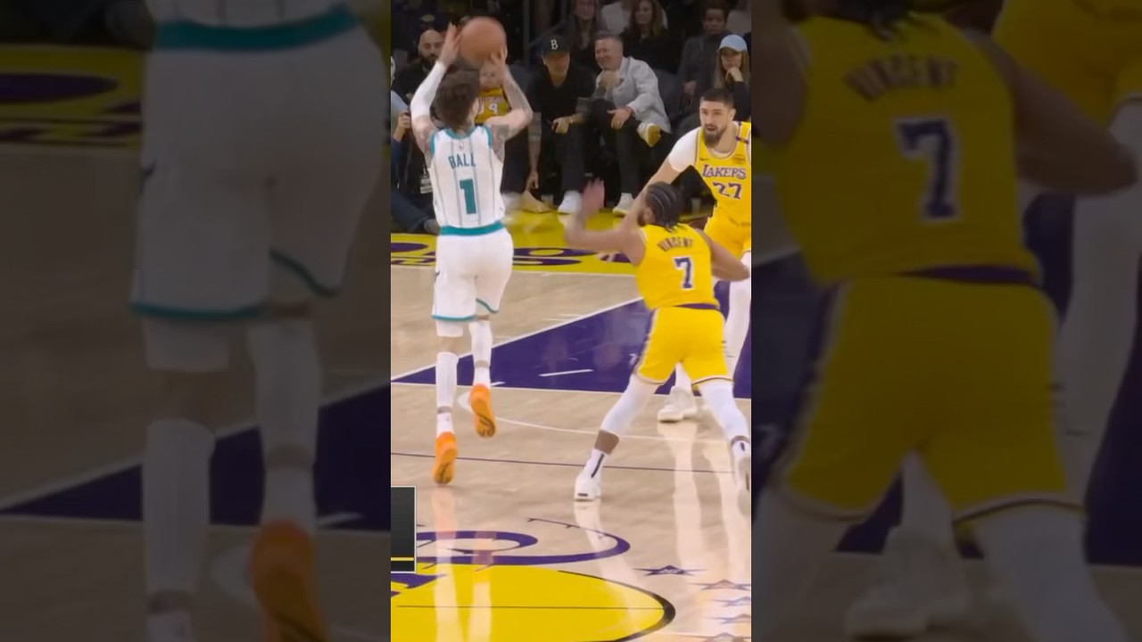 Same day his dad lost his leg! Top 10 #lameloball #vs #lebronjames #lukadoncic #nba #reels #topnews