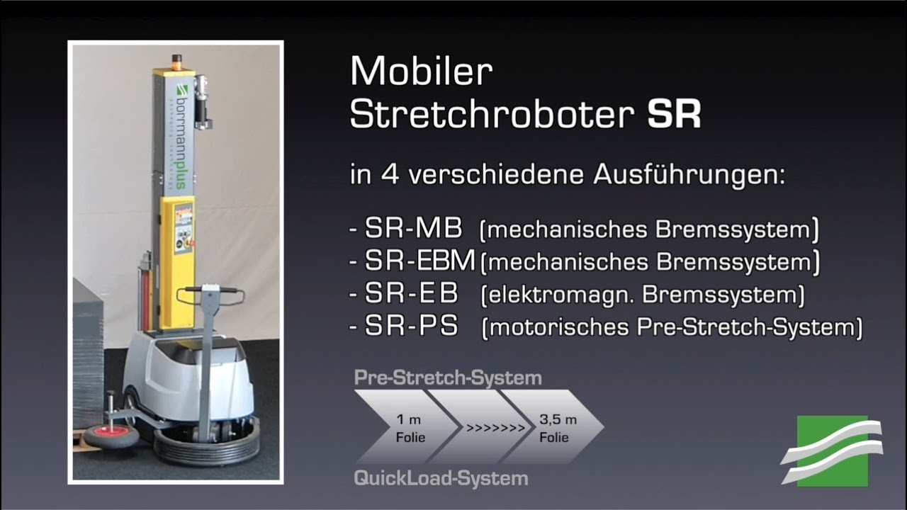 Mobile Stretchanlage / Stretch-Roboter SR | borrmannplus verpackungen