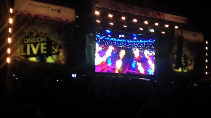 Lighting the Olympic Cauldron