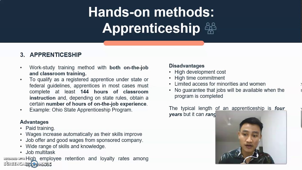 CHAPTER 7 - TRADITIONAL TRAINING METHODS (PART 1)