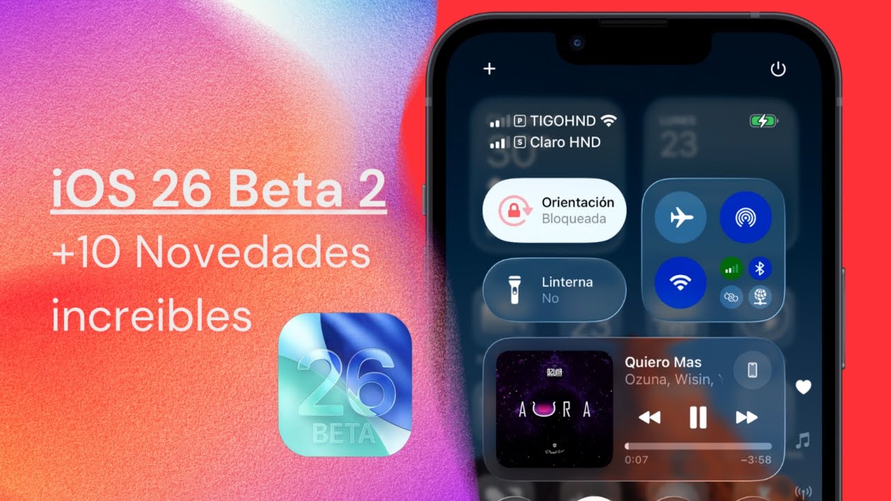 iOS 26 Beta 2 +10 Novedades y correciones😍 ️ - YouTube