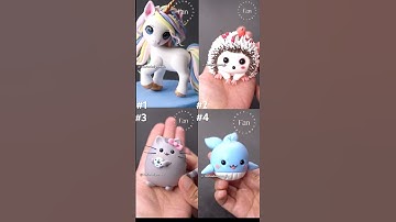 Which one is better? Air dry soft foam clay craft art tutorial