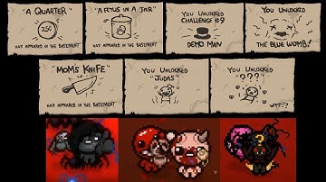3 runs in 1 Gameplay [Eve, Isaac, Judas] (The Binding of Isaac Repentance)