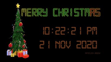 MatsClock 280052- Free Digital Clock for PowerPoint Presentation Slides