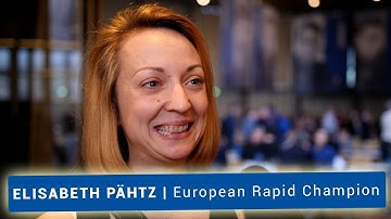 Elisabeth Pähtz | Freshly Baked European Rapid Champion | GRENKE Chess Classic 2018