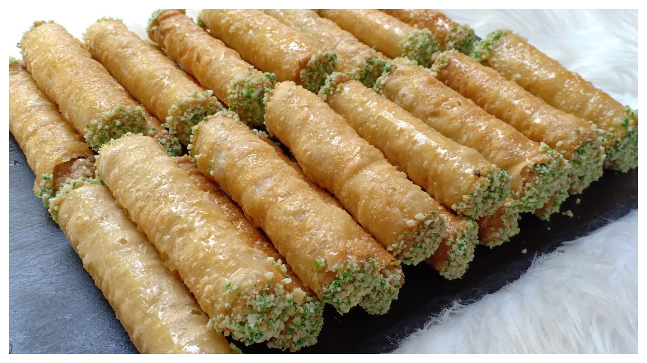 ببقايا عجينة البقلاوة حضرت اروع والذ سيقار معسل راقيي للمناسبات والافراح