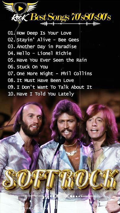 Bee Gees Greatest Hits Full Album 2024   Top 100 Best Soft Rock Of Bee Gees