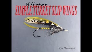 CLASSIC FLY TYING TECHNIQUES SIMPLE TURKEY SLIP WINGS WITH RYAN HOUSTON 2018