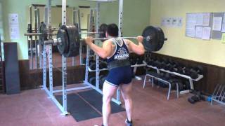 freehand no hand squat KB 165 Kg / 363 lb