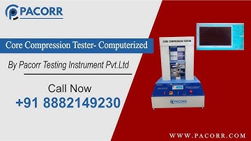 Core Compression Tester - Computerized