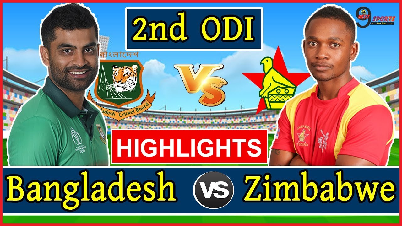 ZIM vs BAN 2nd ODI FULL MATCH HIGHLIGHTS BANGLADESH vs ZIMBABWE ODI HIGHLIGHTS