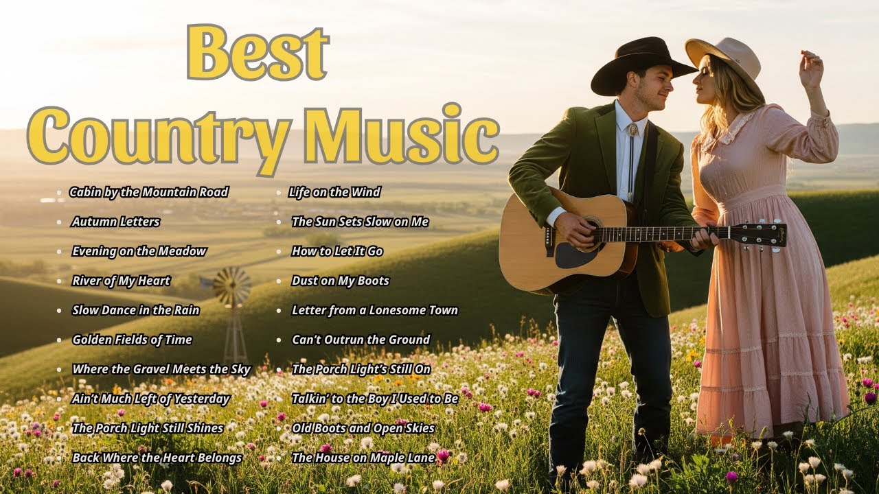 Tranquil Trails – Gentle Country Guitar Dreams | Peaceful Folk Instrumentals for Calm & Focus