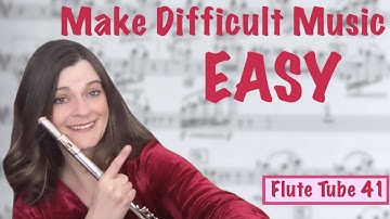 How To Make Difficult Music EASY - Stravinsky Firebird Variation - Flute Tube 41